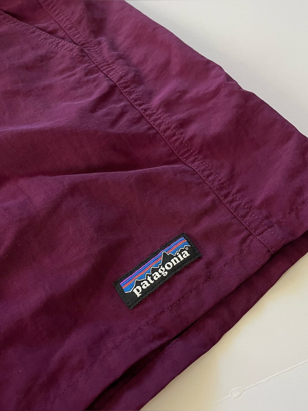 Patagonia Women's Athletic Shorts in Plum - Picture 4 of 6